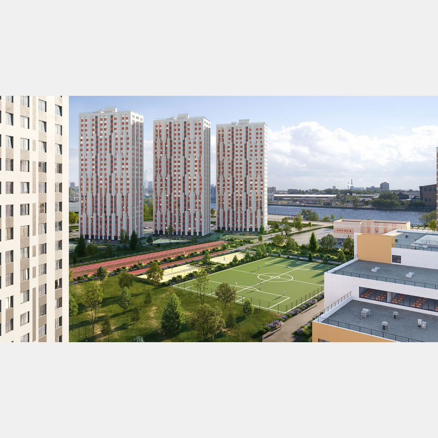 1-к. квартира, 34,4 м², 18/25 эт.