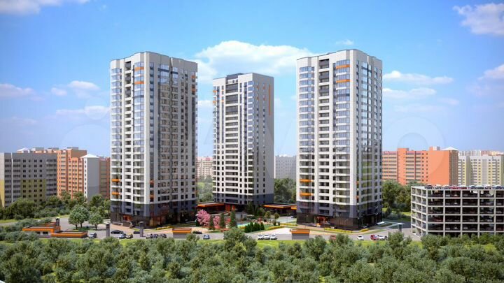 1-к. квартира, 46,6 м², 4/23 эт.