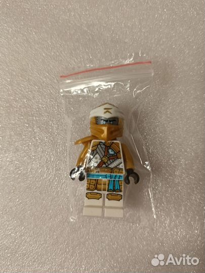 Lego ninjago Zane (Golden Ninja) -Crystalized