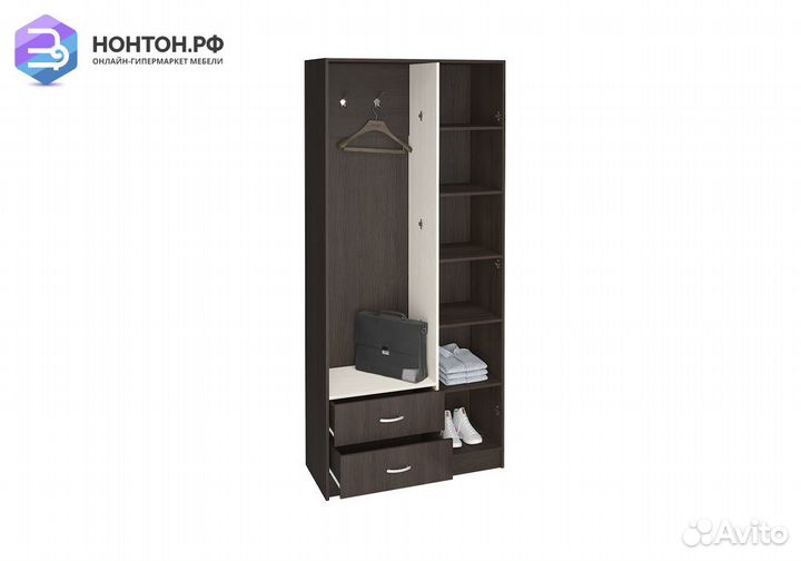 Прихожая Вега вш-3 венге / дуб белфорд