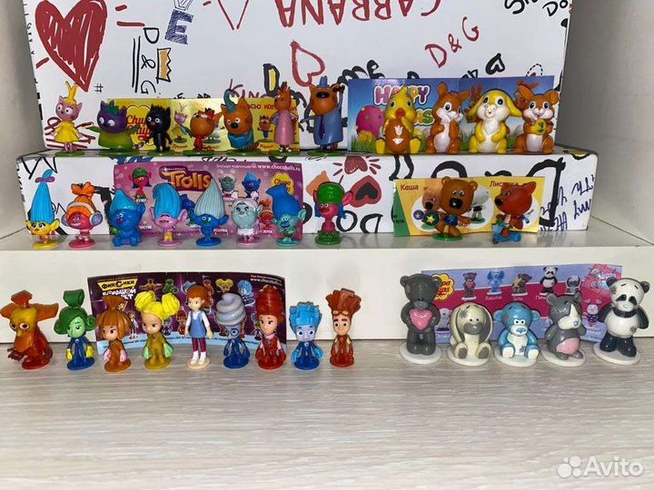 Фигурки чупа чупс и другие не Киндер набором
