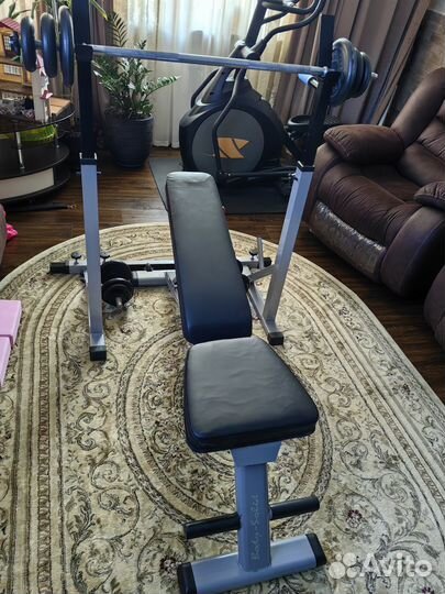 Скамья для жима body solid и стойка для штанги (шт