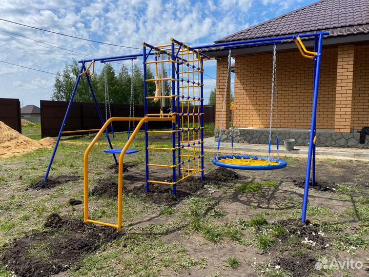 Детская площадка «Модель номер 3 с 2мя качелями»