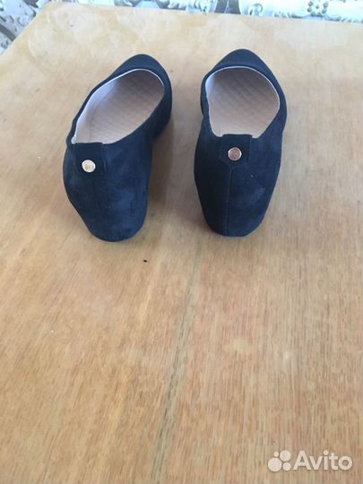 Туфли женские замшевые натуральные