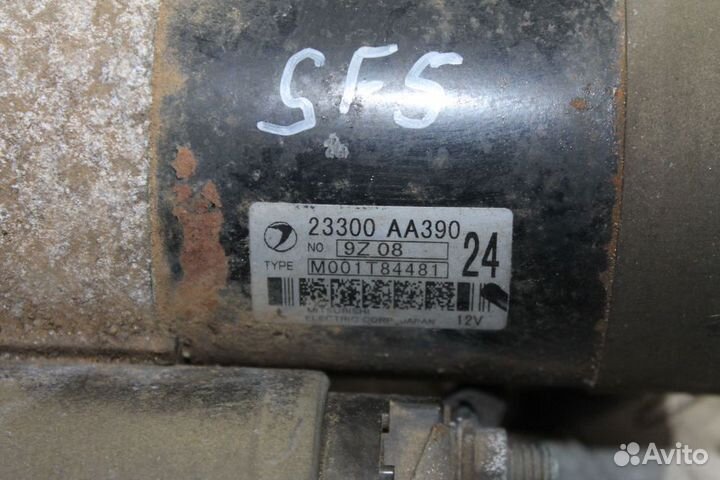 Стартер EJ20 EJ25 EZ30 АКПП Subaru 23300-AA390