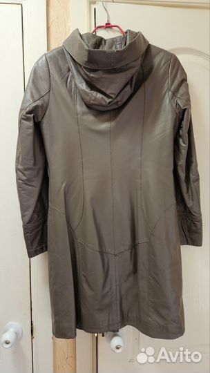 Кожаный плащ