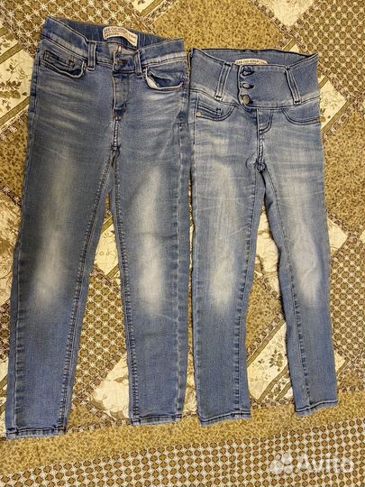 Джинсы для девочки 128