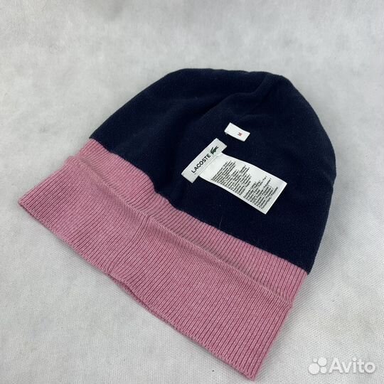 Шапка бини Lacoste Утеплена флисом