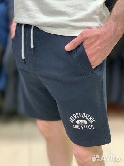 Мужские летние шорты Abercrombie & Fitch Синие