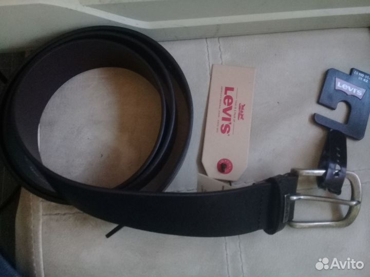 Ремень мужской кожаный levis