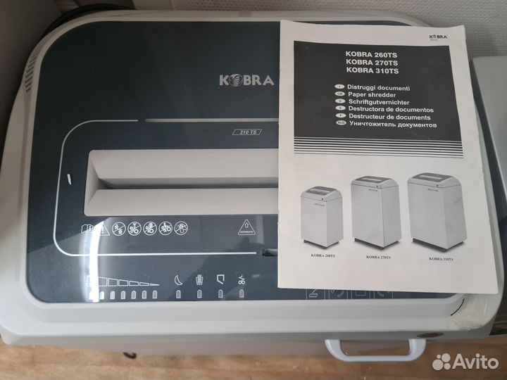 Шредер для бумаги и пластика kobra 310 TS CC2