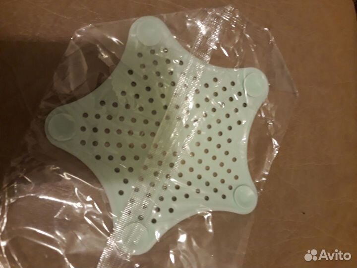 Сетка с присосками для слива в раковине