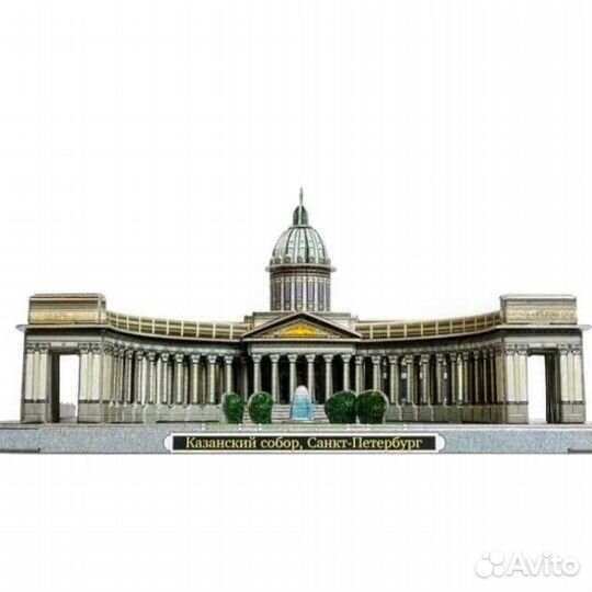 Бумажный модель Казанского собора