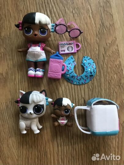 Лол сестренки -3 шт+2 сумки