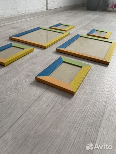 Рамочка для фото, комплект 6 шт