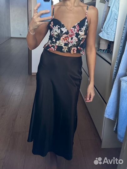 Pull and bear юбка,топ