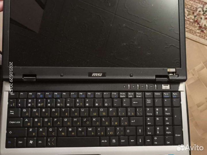 Ноутбук MSI CX500 в разбор
