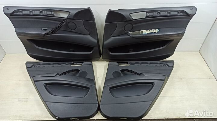 Комплект дверных карт черные BMW X5 E70