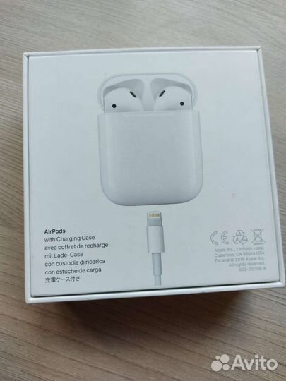 Беспроводные наушники apple airpods