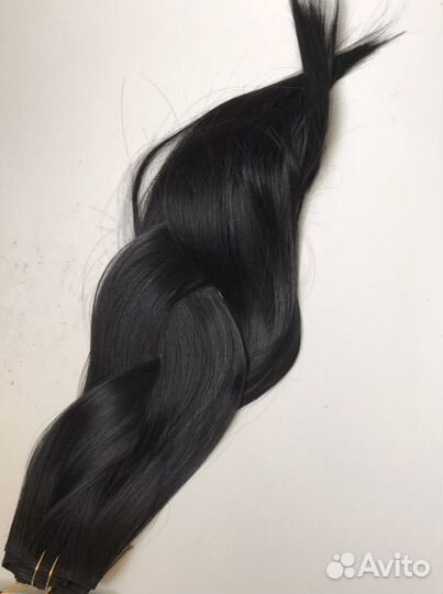 Волосы на заколках