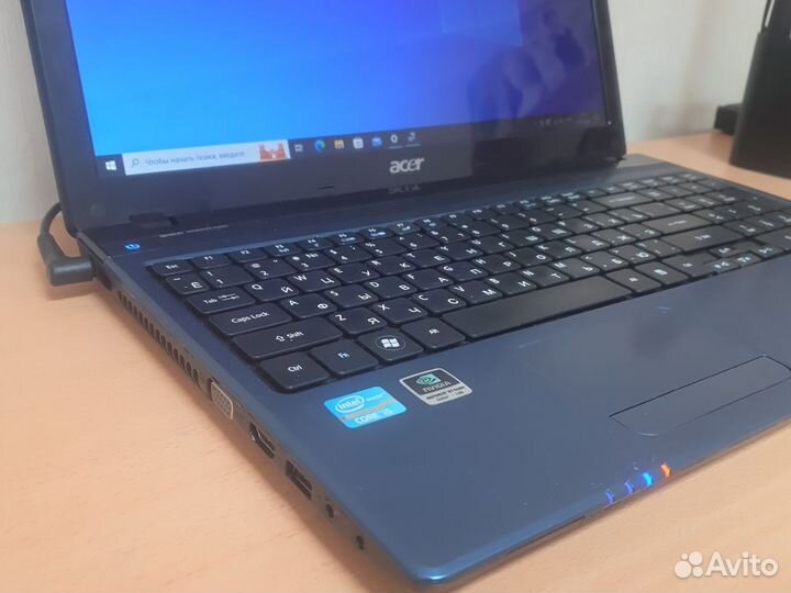 Ноутбук Acer i5 2410m 500gb/4gb nvidia gt540m