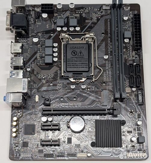 Материнская плата Gigabyte H410M H V2, LGA 1200, I