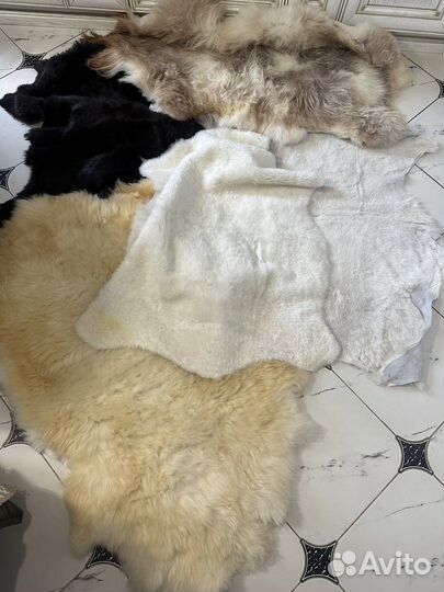 Овчина фабричная(шкурки животных)