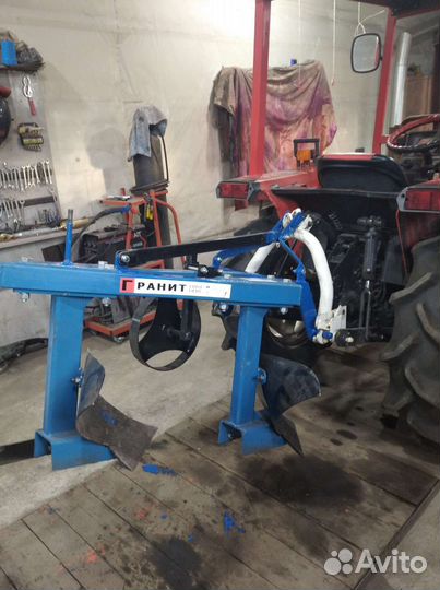 Вспашка Плугом и Фрезой целина после плуга