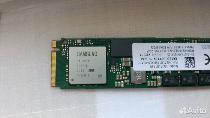 SSD M2 Samsung pm893 1.8Tb