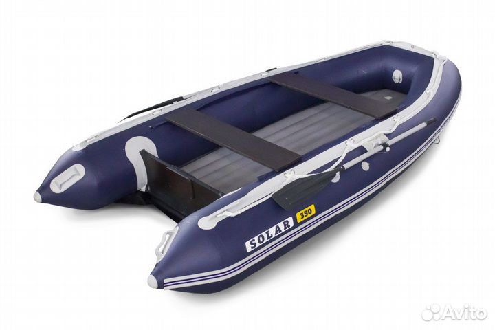 Лодка Solar-350 К (Максима), Синий от завода