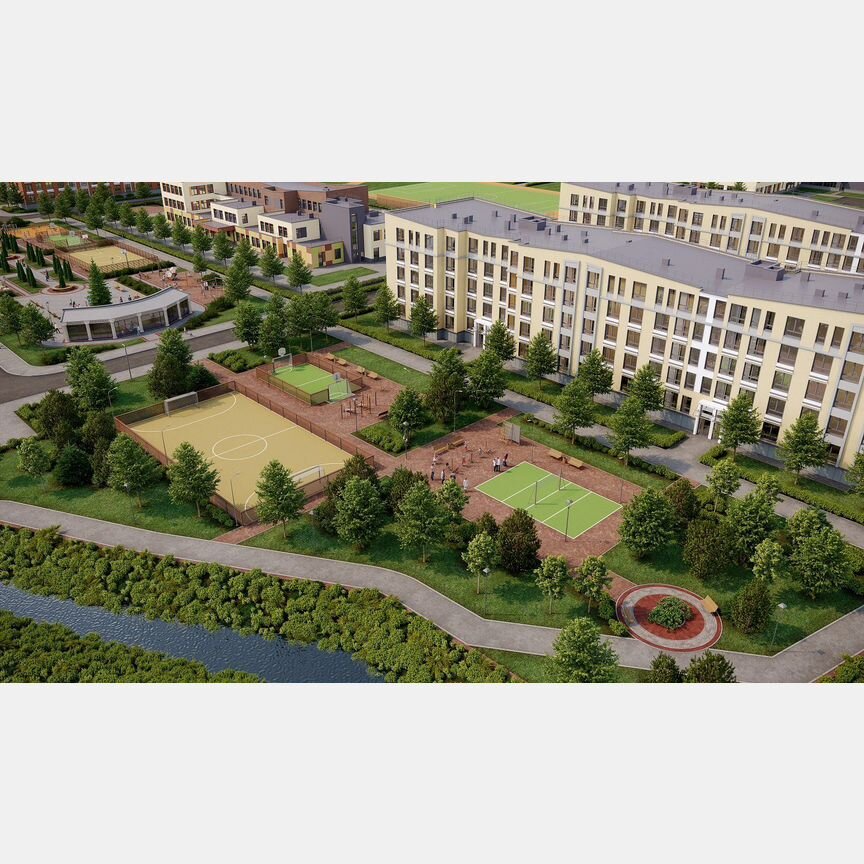 2-к. квартира, 52,6 м², 4/5 эт.
