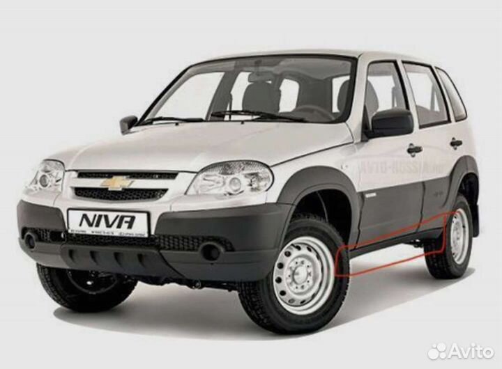 Порог наружный Niva Chevrolet
