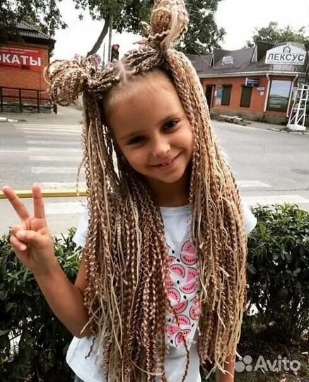 Плетение афрокосички