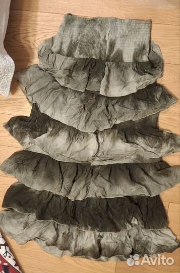 Юбка бохо юбка облигающая короткая