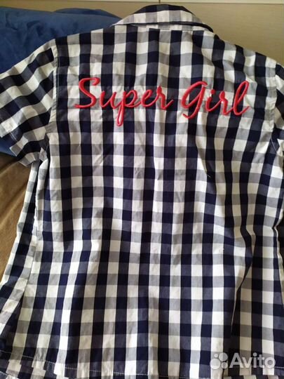 Рубашка для девочки Глория Джинс