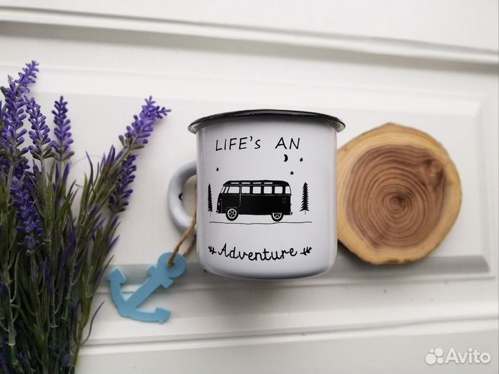 Эмалированная кружка