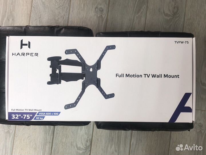 Кронштейн поворотный 32-75 усиленный до 45кг