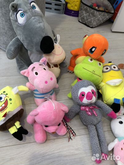 Пакет мягких игрушек новых