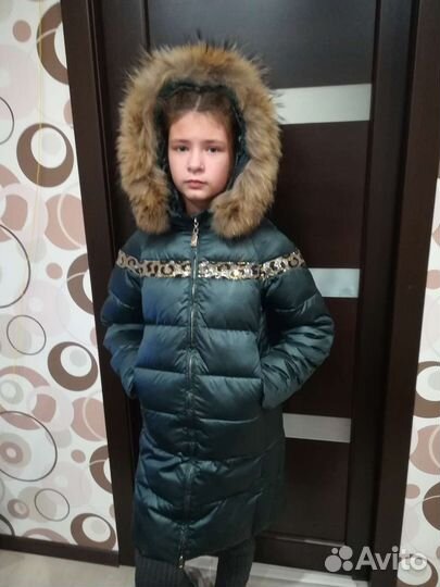 Пуховик для девочки 152