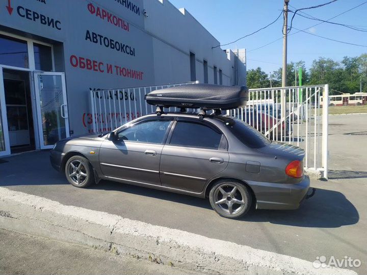 Багажник автобокс на крышу автомобиля Джип Jeep Gr