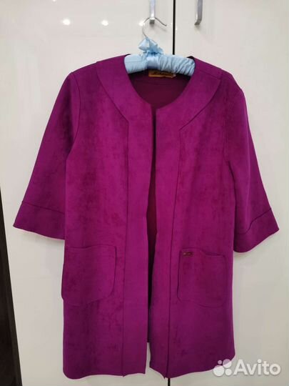 Кардиган Эко замша. Новый