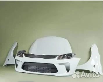 Ноускат Kia Rio 4 17-20 морда в сборе в цвет