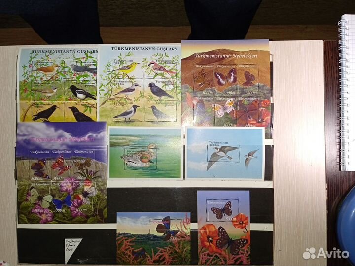 Почтовые марки Туркменистана 1992-2000-х гг