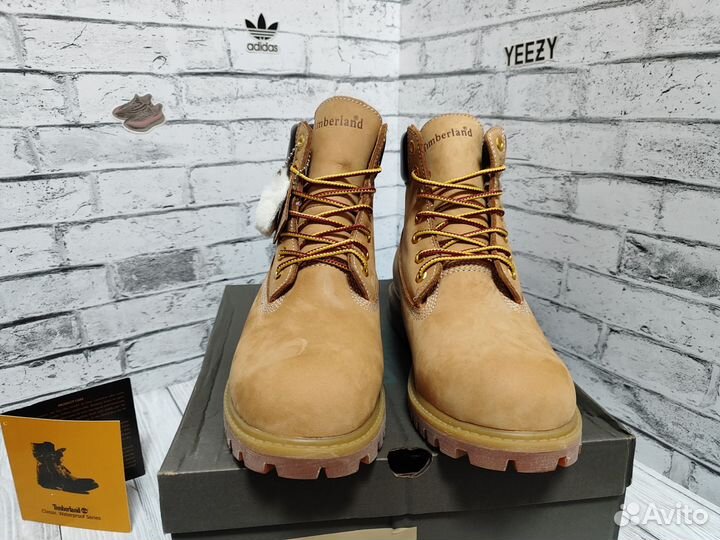 Ботинки timberland непромокаемые на меху