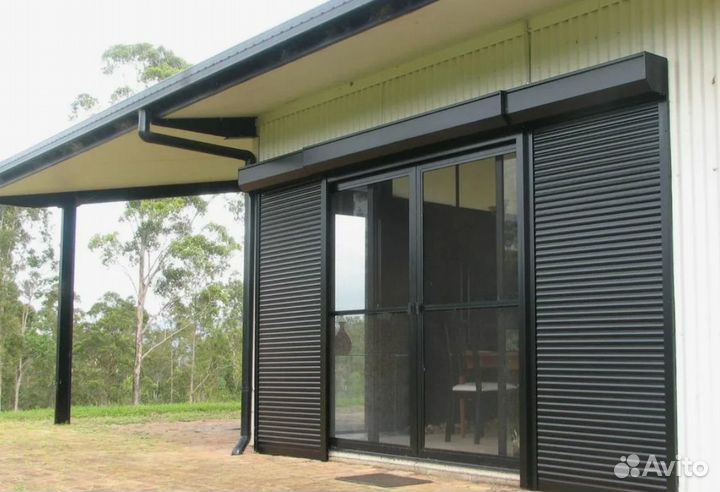 Рольставни, роллеты на двери