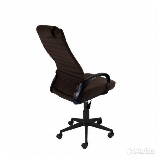 Кресло руководителя Квест Neo-09 флок коричневый
