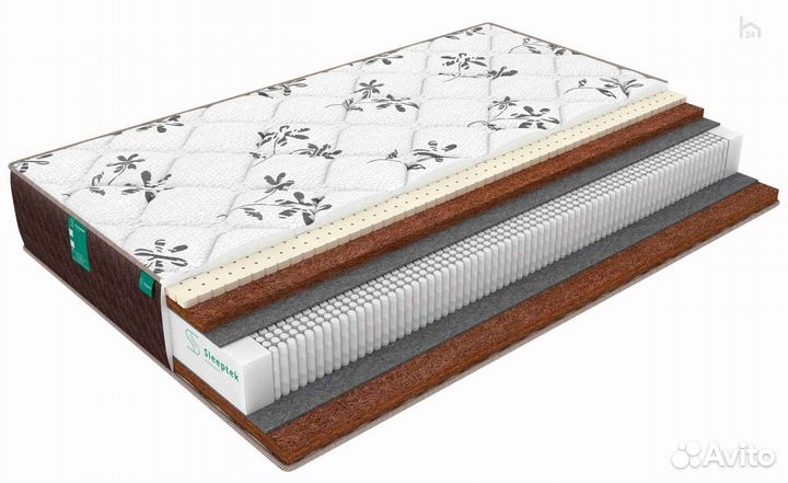 Матрас Sleeptek Lux SoftStrong Cocos 1600х1900х210