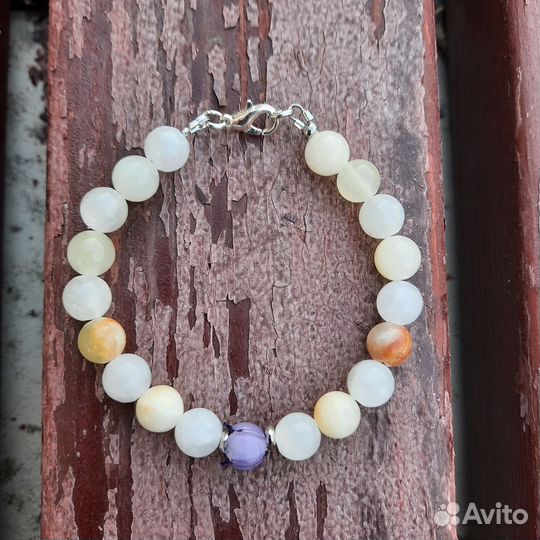 Осенний браслет, браслет гроздь
