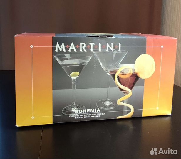 Бокалы для мартини Bogemia новые
