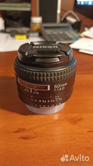 Объектив nikon 50mm f 1.4D
